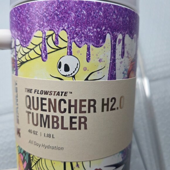 Stanley The Flowstate - Quencher Tumbler - 40 oz - Jack, Sally, & Zero - NEW - Picture 5 of 7